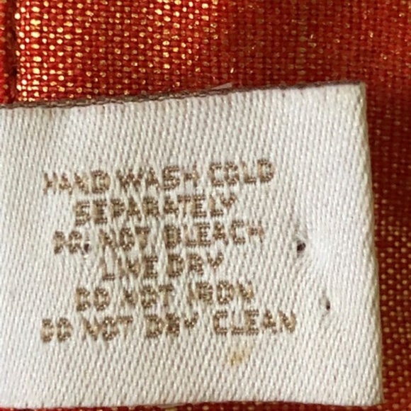 Women's Chico's Orange Iridescent Jacket - Chico's Size 2  (L/XL) - Picture 15 of 16